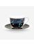 Berry Blues Mavi Porselen Çay Fincanı 280 ml