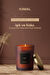 Parfümlü Doğal Soya Mumu KUNDAL Perfume Natural Soy Wax Candle 500G (Blanc)