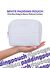 Orta Boy Dolgulu Beyaz Makyaj Çantası MISSHA White Padding Pouch
