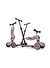 Scoot and Ride Push and Go Ebeveyn Kontrollü Çocuk Scooter Wildberry 240527-00069