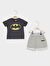 Batman Lisanslı Erkek Bebek 2'li Takım 21865