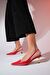 Luvi Shoes Kırmızı Kadın Topuklu Sandalet 71-2093