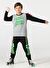 Crocos Siyah Erkek Çocuk Pantolon+T-shirt Takım