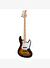 KOZMOS KJB-ALDJJ-GMN-3TS Jazz Bass Akçaağaç Klavye Sunburst Bas Gitar