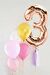 Rose  3 Rakamı Püsküllü Balon Set