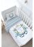 Bebek Boy Nevresim Takımı (100x150) - Blue Royal Series - T Harfi