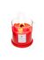 Büyük Üfleme Cam Ahşap Fitilli Orange Blossom Vegan Mum (380 gr)