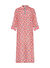 Hakim Yaka Kısa Cotton Coral Kaftan