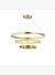 Mendy Gold Çember LED Sarkıt Avize