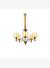 Celestia 5 Kollu Eskitme Gold Avize