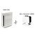 Winix Zero Pro Hava Temizle Cihazı ve Mill Fan Isıtıcı 1800 W-Beyaz