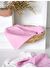 Organik Pamuk Bürümcük Muslin Battaniye 100 x 100 cm - Pembe