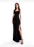 Gaia Maxi Saten Elbise
