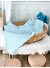 Organik Pamuk Muslin Battaniye 100 x 100 cm - Mavi