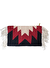 VOYES-Dokuma Makrome Fermuarlı Clutch-YILDIZ Model 7