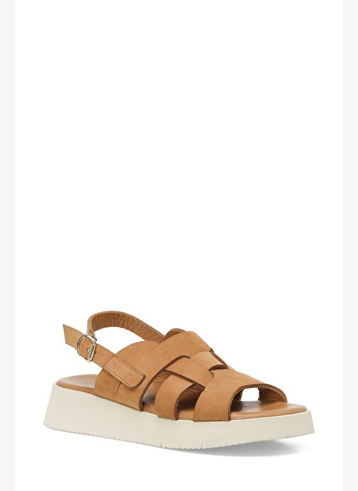 İnci İnci INCI HOLLOW 5FX Taba Kadın Kalın Taban Sandalet Boyner'de! Taba - 3. görsel