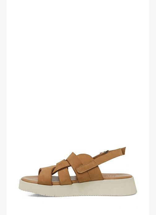 İnci İnci INCI HOLLOW 5FX Taba Kadın Kalın Taban Sandalet Boyner'de! Taba - 4. görsel