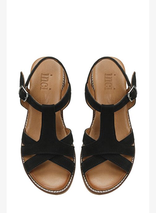 İnci İnci INCI BERRY 5FX Siyah Kadın Dolgu Topuk Sandalet Boyner'de! Siyah - 5. görsel