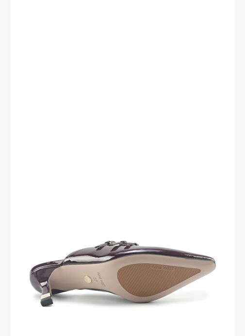 BARBARA2 5PR Bordo Kadın Topuklu Terlik - Görsel 5