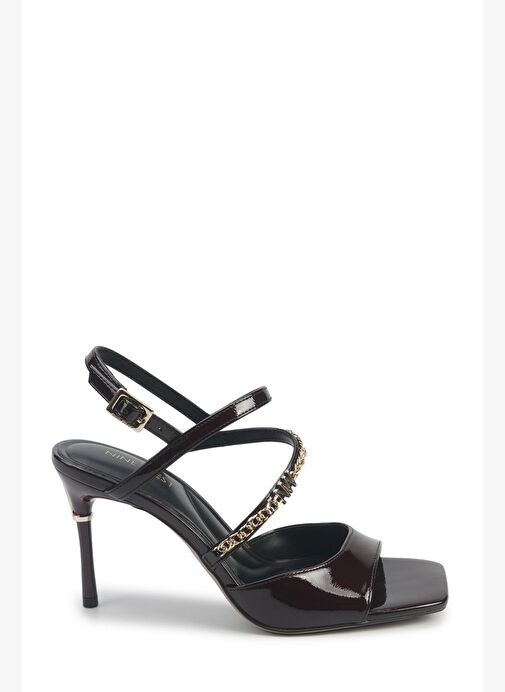 IRENA 5PR Bordo Kadın Topuklu Sandalet - Görsel 2