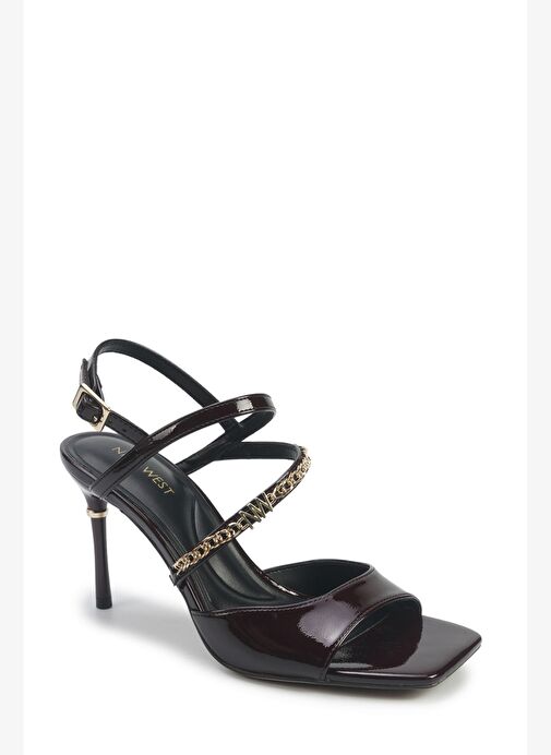 IRENA 5PR Bordo Kadın Topuklu Sandalet - Görsel 3