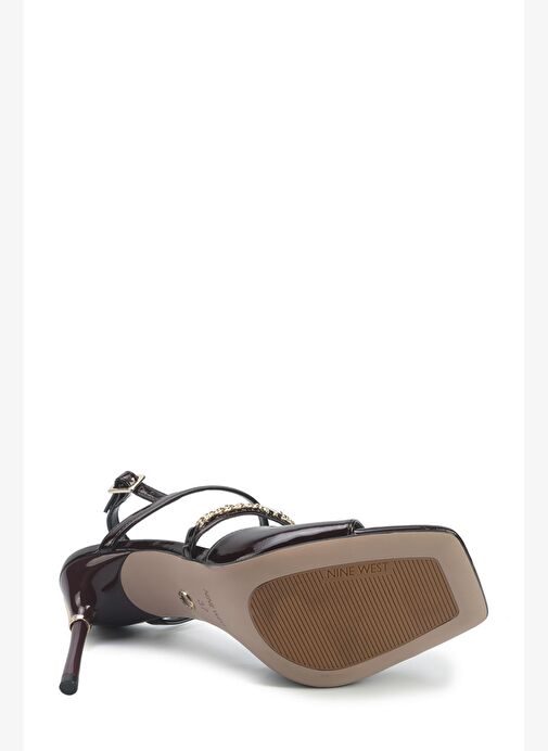 IRENA 5PR Bordo Kadın Topuklu Sandalet - Görsel 5