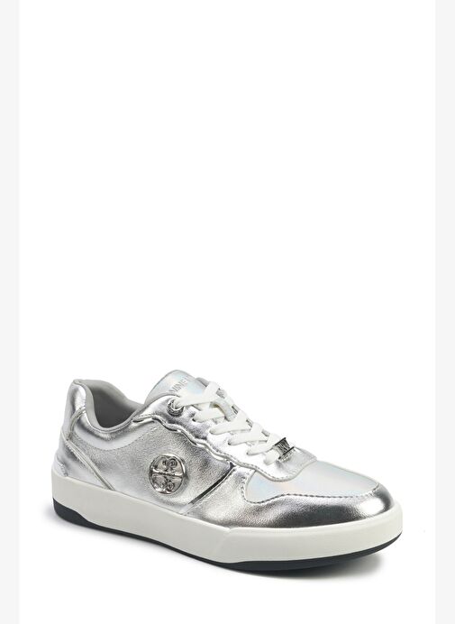 HEYDIN 5PR Gümüş Kadın Sneaker - Görsel 3