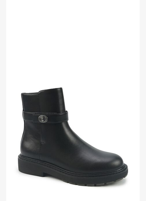 DESSIN 5PR Siyah Kadın Düz Bot - Görsel 3