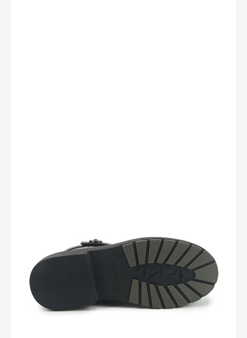 DESSIN 5PR Siyah Kadın Düz Bot - Görsel 5