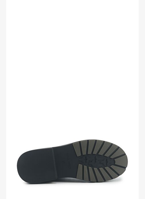 DETTA 5PR Siyah Kadın Düz Bot - Görsel 5