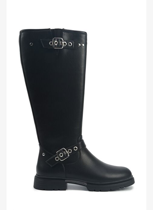 POSTERN 5PR Siyah Kadın Çizme - Görsel 2