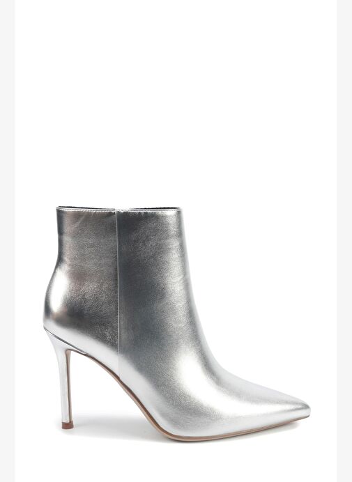 JULES2 5PR Gümüş Kadın Topuklu Bot - Görsel 2