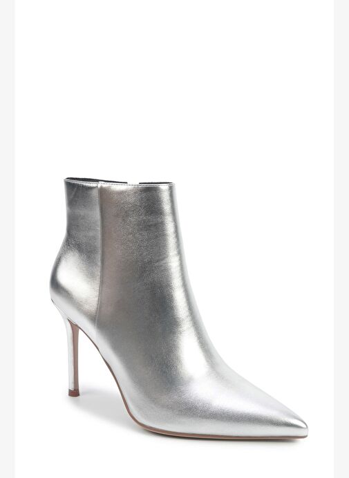 JULES2 5PR Gümüş Kadın Topuklu Bot - Görsel 3