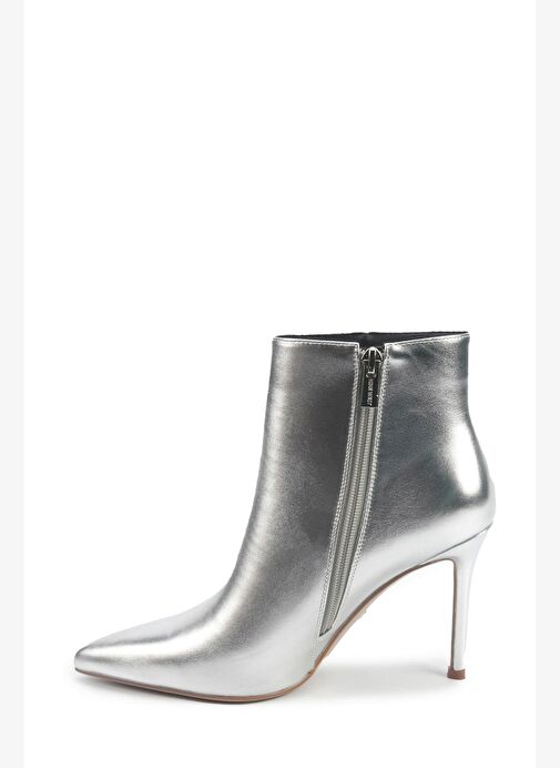 JULES2 5PR Gümüş Kadın Topuklu Bot - Görsel 4