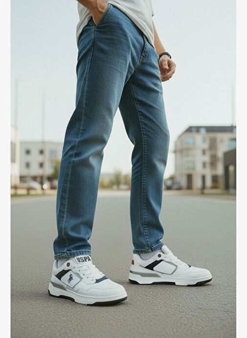 CHAIN 5PR Beyaz Erkek Sneaker - Görsel 3