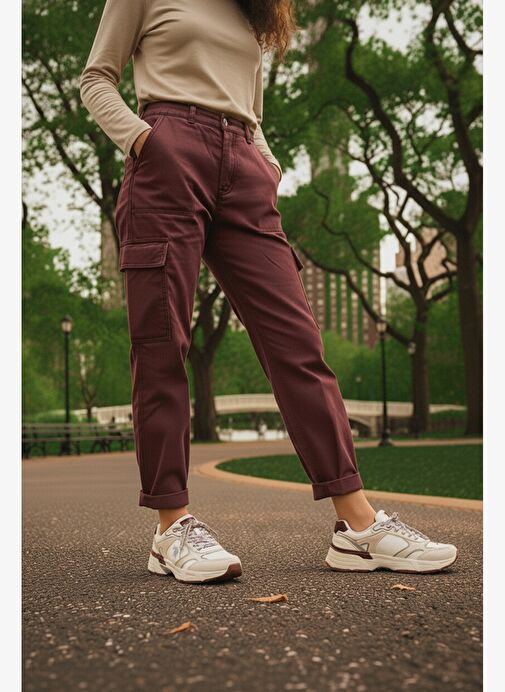 PALMY 5PR Bej Kadın Spor Ayakkabı - Görsel 3