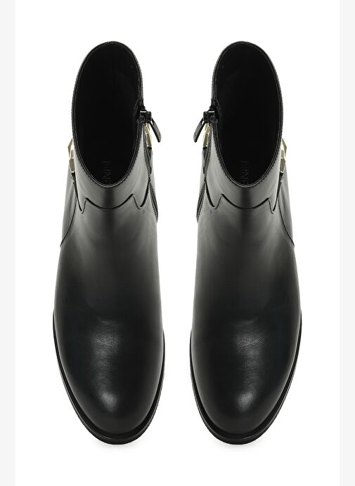 VITALI 5PR Siyah Kadın Düz Bot - Görsel 5