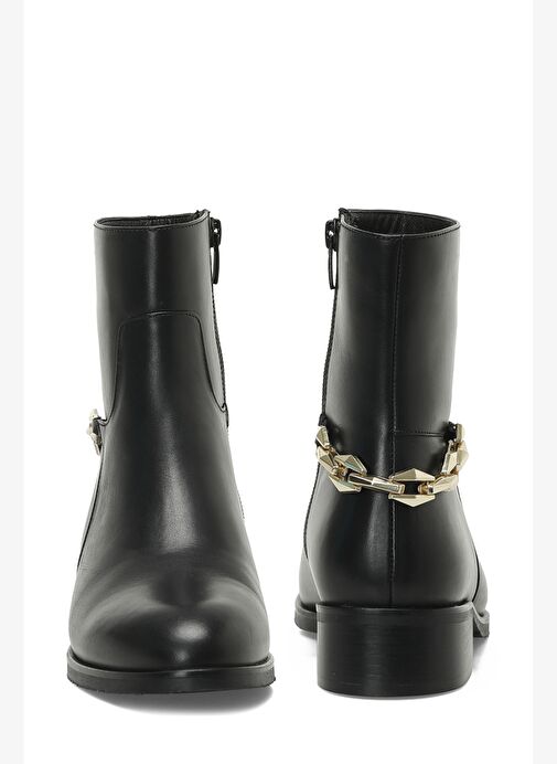 VITALI 5PR Siyah Kadın Düz Bot - Görsel 6