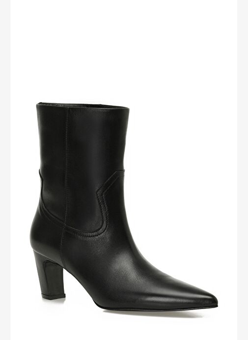 NORMIA 5PR Siyah Kadın Topuklu Bot - Görsel 3
