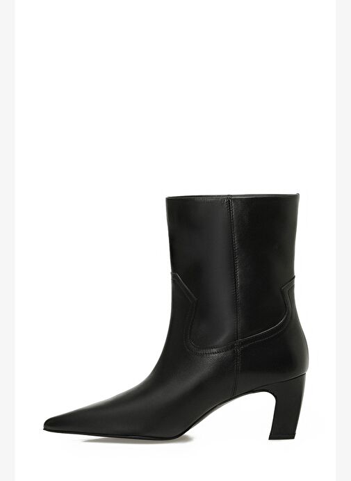 NORMIA 5PR Siyah Kadın Topuklu Bot - Görsel 4
