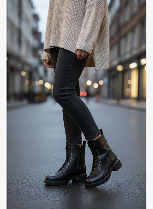 İnci İnci INCI WILL 5PR Siyah Kadın Düz Bot Boyner'de! Siyah - 3. görsel