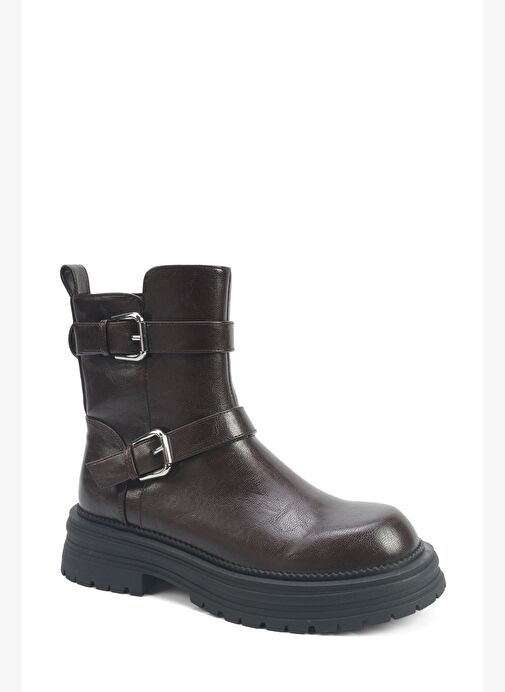 İnci İnci INCI TABBY 5PR Kahverengi Kadın Biker Bot Boyner'de! Kahverengi - 3. görsel