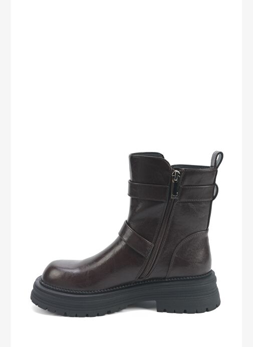 İnci İnci INCI TABBY 5PR Kahverengi Kadın Biker Bot Boyner'de! Kahverengi - 4. görsel