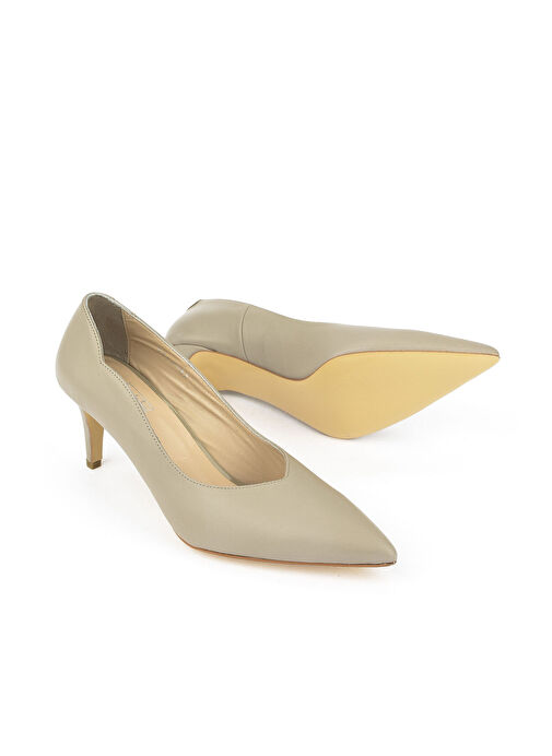 Ziya Taş Kadın Deri Topuklu Ayakkabı 1431030Z25020_048 - Görsel 3