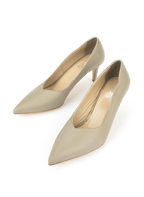 Ziya Taş Kadın Deri Topuklu Ayakkabı 1431030Z25020_048 - Görsel 5