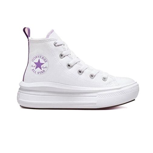 Converse Chuck Taylor All Star Move Platform Kadın Günlük Ayakkabı A03667C Beyaz - Görsel 2