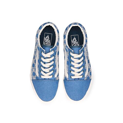 Vans Ua Old Skool Stackform Kadın Günlük Ayakkabı VN0A7Q5MBLU1 Mavi - Görsel 3