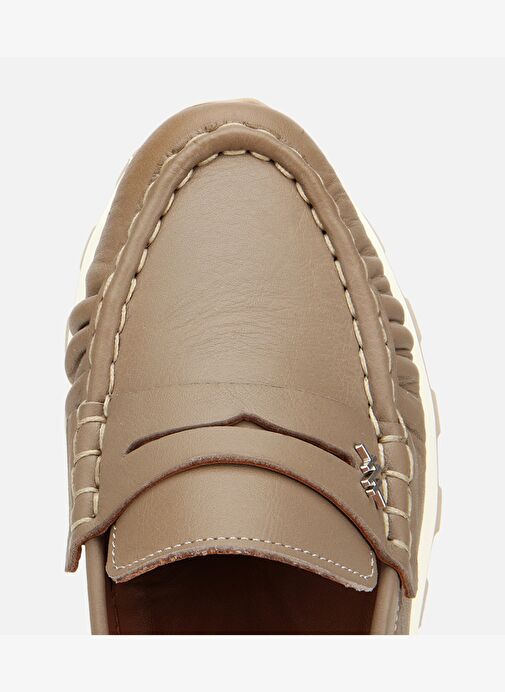 Kadın Deri Vizon Yumuşak Dokulu Günlük Loafer 01AYH312850A450 - Görsel 6