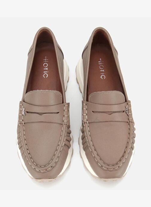 Kadın Deri Vizon Yumuşak Dokulu Günlük Loafer 01AYH312850A450 - Görsel 7