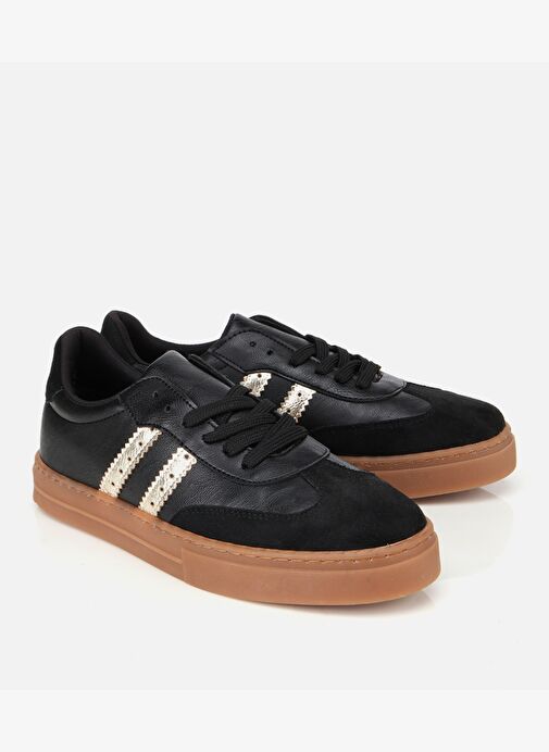 Kadın Siyah Düz Spor Ayakkabı 01AYH314600A154 - Görsel 3